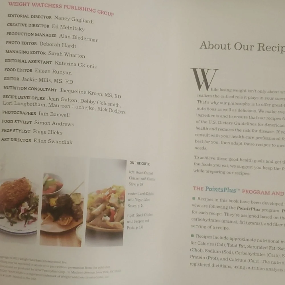 Weight Watchers Pounts Pkus Fresh Fabulous Fast 140 Recioes All Under 30 Minutes